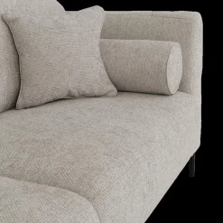 Ygo Hoeksalon ONNI Longchair Links Greige| Hoeksalons