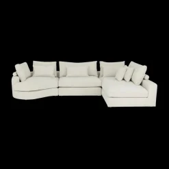 Ygo Hoeksalon OTILIA Beige Longchair XL Rechts B359| Hoeksalons