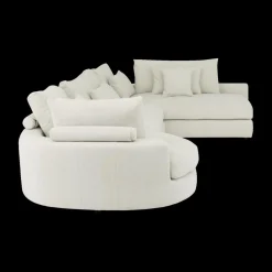 Ygo Hoeksalon OTILIA Beige Longchair XL Rechts B359| Hoeksalons