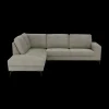 Ygo Hoeksalon PADUA Taupe Longchair Links B262| Hoeksalons