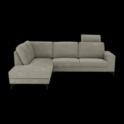 Ygo Hoeksalon PADUA Taupe Longchair Links B262| Hoeksalons