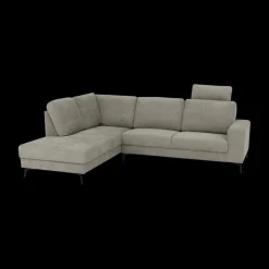 Ygo Hoeksalon PADUA Taupe Longchair Links B262| Hoeksalons