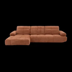 Ygo Hoeksalon PIERROT Longchair Links Coral B324| Hoeksalons