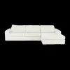 Ygo Hoeksalon PLUSS Longchair Rechts Wit| Hoeksalons
