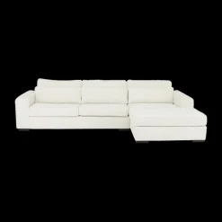 Ygo Hoeksalon PLUSS Longchair Rechts Wit| Hoeksalons
