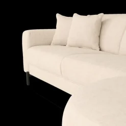 Ygo Hoeksalon SELMA Longchair Rechts Beige| Hoeksalons