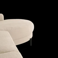 Ygo Hoeksalon SELMA Longchair Rechts Beige| Hoeksalons