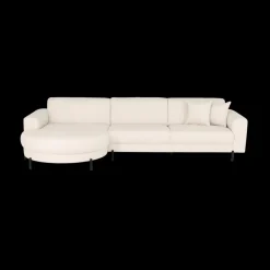 Ygo Hoeksalon SELMA Longchair Links Beige| Hoeksalons