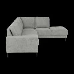 Ygo Hoeksalon SEVILLA Longchair Rechts Dolphin Grijs| Hoeksalons