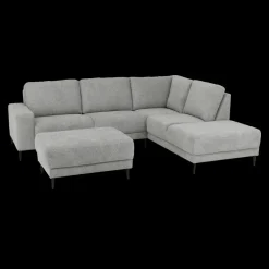 Ygo Hoeksalon SEVILLA Longchair Rechts Dolphin Grijs| Hoeksalons