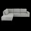 Ygo Hoeksalon SEVILLA Longchair Links Dolphin Grijs| Hoeksalons