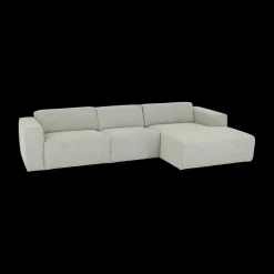 Ygo Hoeksalon SMILE Naturel B312-L161 Longchair Rechts| Hoeksalons