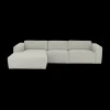 Ygo Hoeksalon SMILE Naturel B312-L161 Longchair Links| Hoeksalons