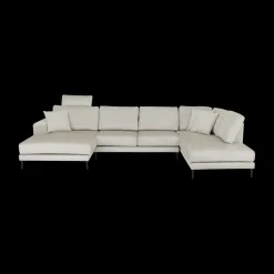 Ygo Hoeksalon SYLVESTER Longchair Links Movie 196 Shell B372| Hoeksalons