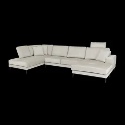 Ygo Hoeksalon SYLVESTER Longchair Rechts Movie 196 Shell B372| Hoeksalons