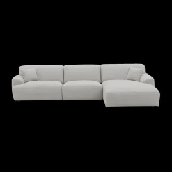 Ygo Hoeksalon TANGO Longchair Rechts Grijs B339| Hoeksalons