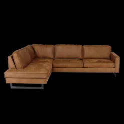 Ygo Hoeksalon VIDA Hoek Links Cognac| Hoeksalons