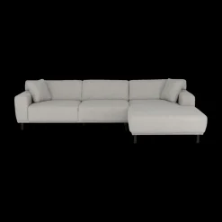 Ygo Hoeksalons QUILLO Longchair Rechts Grijs B325| Hoeksalons