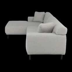 Ygo Hoeksalons QUILLO Longchair Links Grijs B325| Hoeksalons