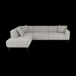 Ygo Hoeksalons QUILLO Zithoek Links Grijs B230| Hoeksalons