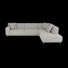 Ygo Hoeksalons QUILLO Zithoek Rechts Grijs B230| Hoeksalons