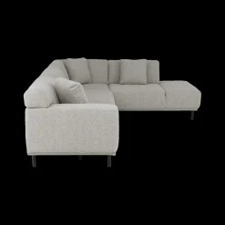 Ygo Hoeksalons QUILLO Zithoek Rechts Grijs B230| Hoeksalons
