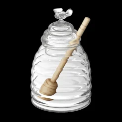 Ygo Honingpot MELI M/Lepel Glas| Bewaaraccessoires
