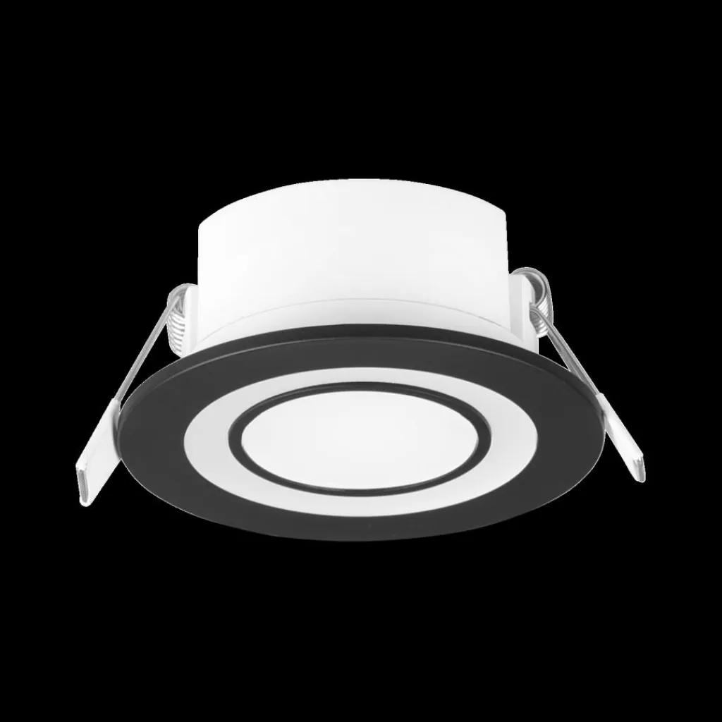 Ygo Inbouwspot CORE Ø8.2cm Zwart| Spots