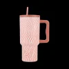Ygo Isoleefles DAMYAN 900ml Ribbel Peach| Koffie & Thee|To Go