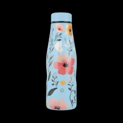 Ygo Isoleerfles DAMYAN 500ml Garden Blauw| Koffie & Thee|To Go