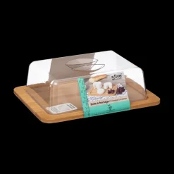 Ygo Kaasstolp CHEESE Bamboe| Bewaaraccessoires