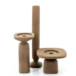Ygo Kandelaar SQUER Alu Bruin S| Woondecoratie
