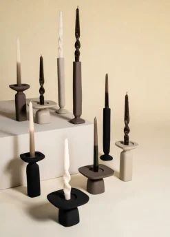 Ygo Kandelaar SQUER Alu Zwart S| Woondecoratie
