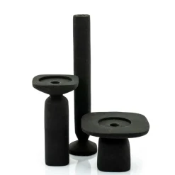 Ygo Kandelaar SQUER Alu Zwart S| Woondecoratie