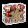 Ygo Kerstpakket DULICE 44Del. Rood/Goud| Kerst