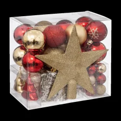 Ygo Kerstpakket DULICE 44Del. Rood/Goud| Kerst