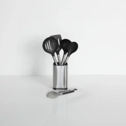 Ygo Keukengereiset COOKS 5Del. met Houder Inox| Bakaccessoires|Bestek