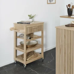 Ygo Keukentrolley CALUNA Naturel| Bergkasten