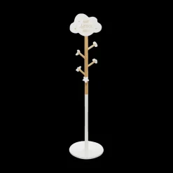 Ygo Kinderkapstok CLOUD Staand Hout Wit| Tapijten | Meubels