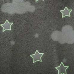 Ygo Kinderplaid STERRI Grijs| Slaapkamer|Accessoires