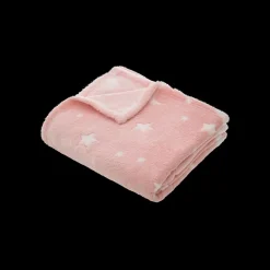 Ygo Kinderplaid STERRI Roze| Slaapkamer|Accessoires