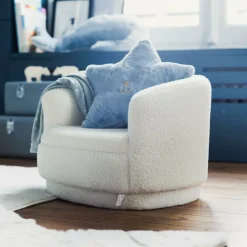 Ygo Kindersofa BOUCLIA Bouclé Ecru| Tapijten | Meubels