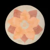 Ygo Kindertapijt FLEURI Rond Roze/beige| Slaapkamer|Accessoires