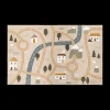 Ygo Kindertapijt ROUTE Katoen Beige| Tapijten | Meubels