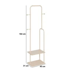 Ygo Kledingrek LYNNI Hang/Leg Metaal Argile| Kledingrekken