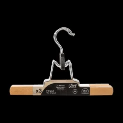Ygo Kleerhanger Set van 3 TUA Hout Naturel| Kapstokken|Opbergen