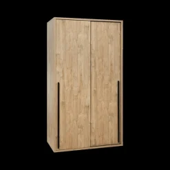 Ygo Kleerkast AXELLE Golden Oak B120| Schuifdeurkasten