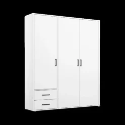 Ygo Kleerkast EDVIN Wit B140| Draaideurkasten