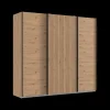 Ygo Kleerkast GERONA Artisan Eik B250| Schuifdeurkasten