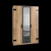 Ygo Kleerkast HUVAR Plankeneiche/Graphite B135| Jeugdkamerkasten|Kleerkasten